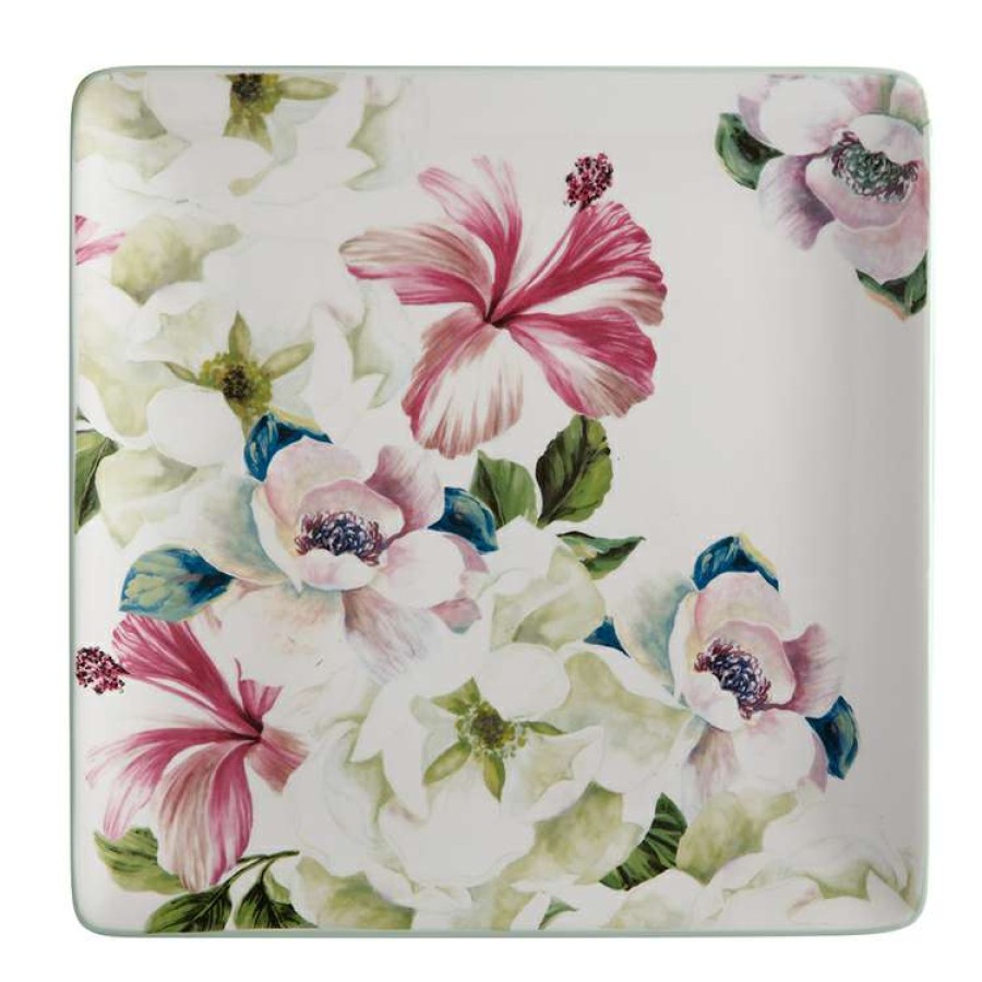 Kitchen & Dining * | Casa Domani Magnolia Square Platter 32Cm Gift Boxed