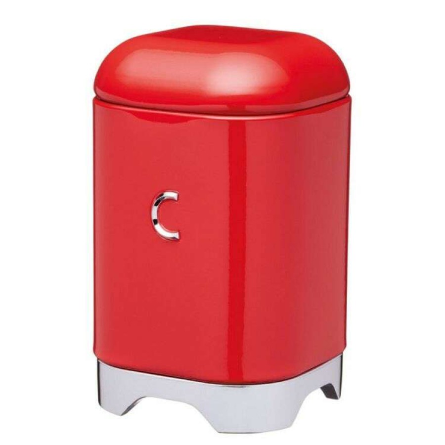 Kitchen & Dining * | Kitchen Craft Kitchencraft Lovello Coffee Canister 11X18Cm 1.5L Red