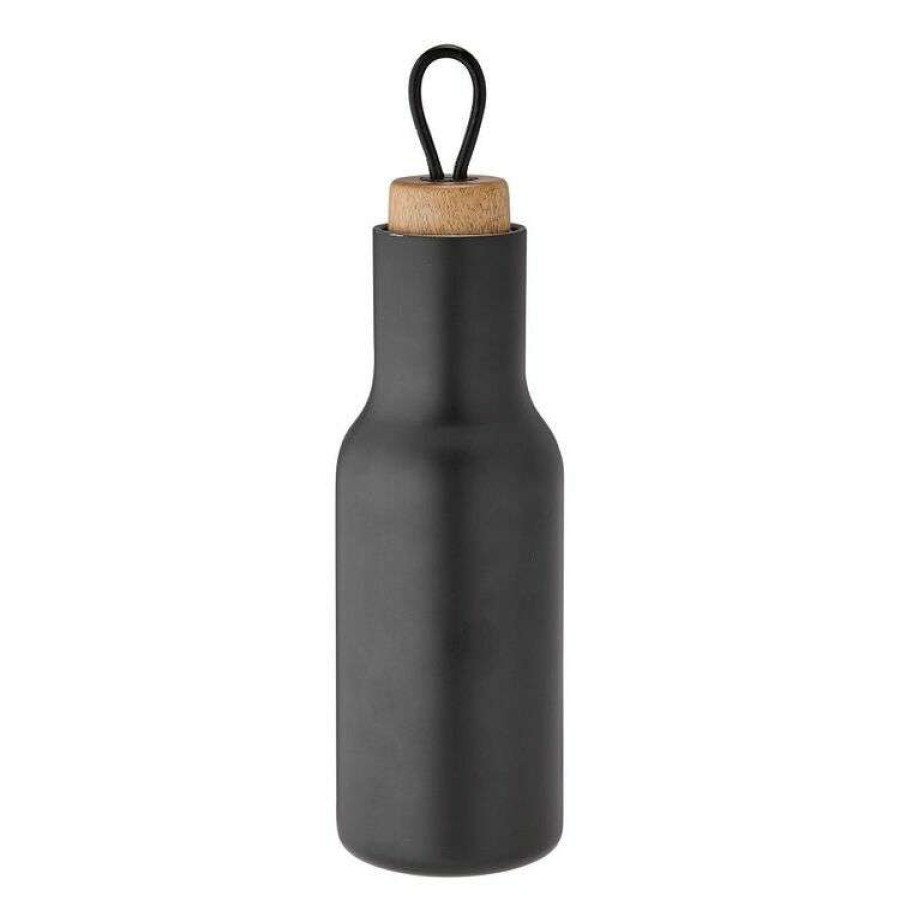 Kitchen & Dining * | Tempa Matte Black Drink Bottle