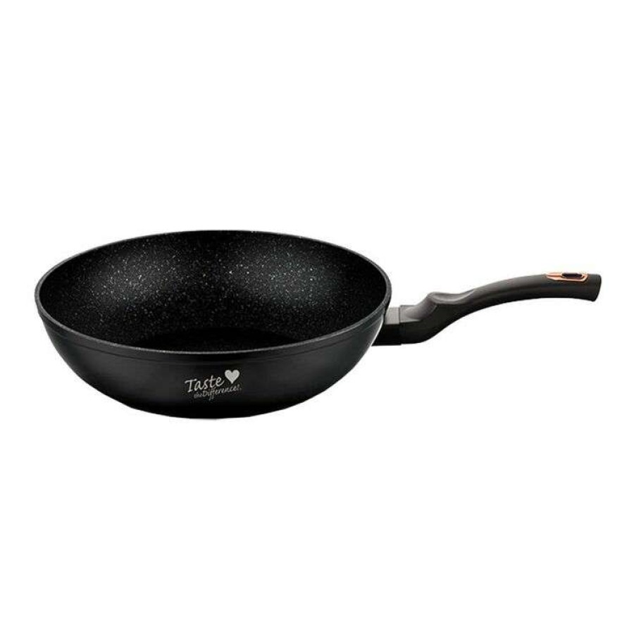 Kitchen & Dining * | Taste The Difference Black Rose 28Cm Wok