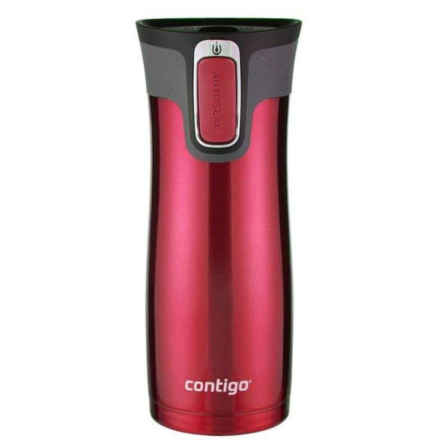 Kitchen & Dining * | Contigo Westloop Autoseal Travel Mug 473Ml Watermelon