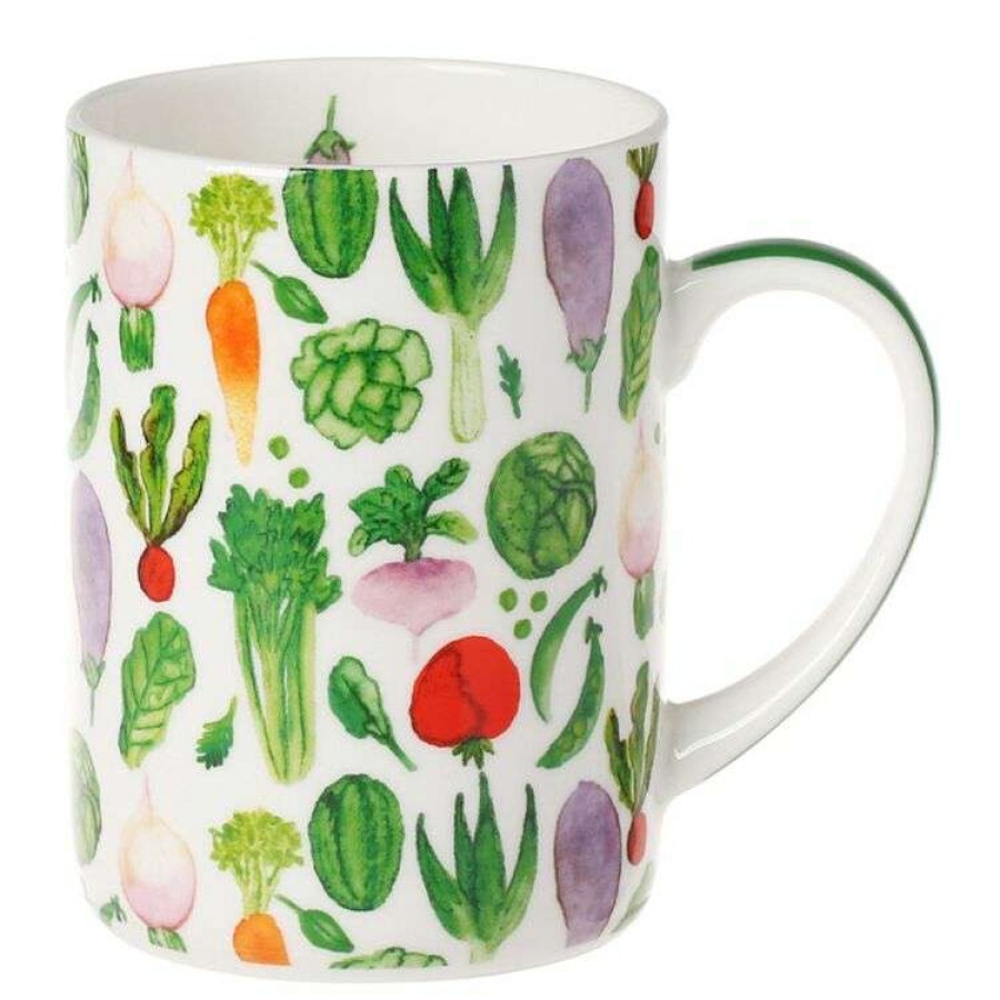 Kitchen & Dining * | Mozi Veggie Patch 400Ml Mug White