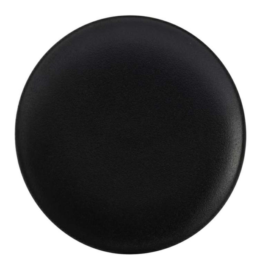 Kitchen & Dining * | Maxwell & Williams Caviar Coupe Plate 20Cm Black