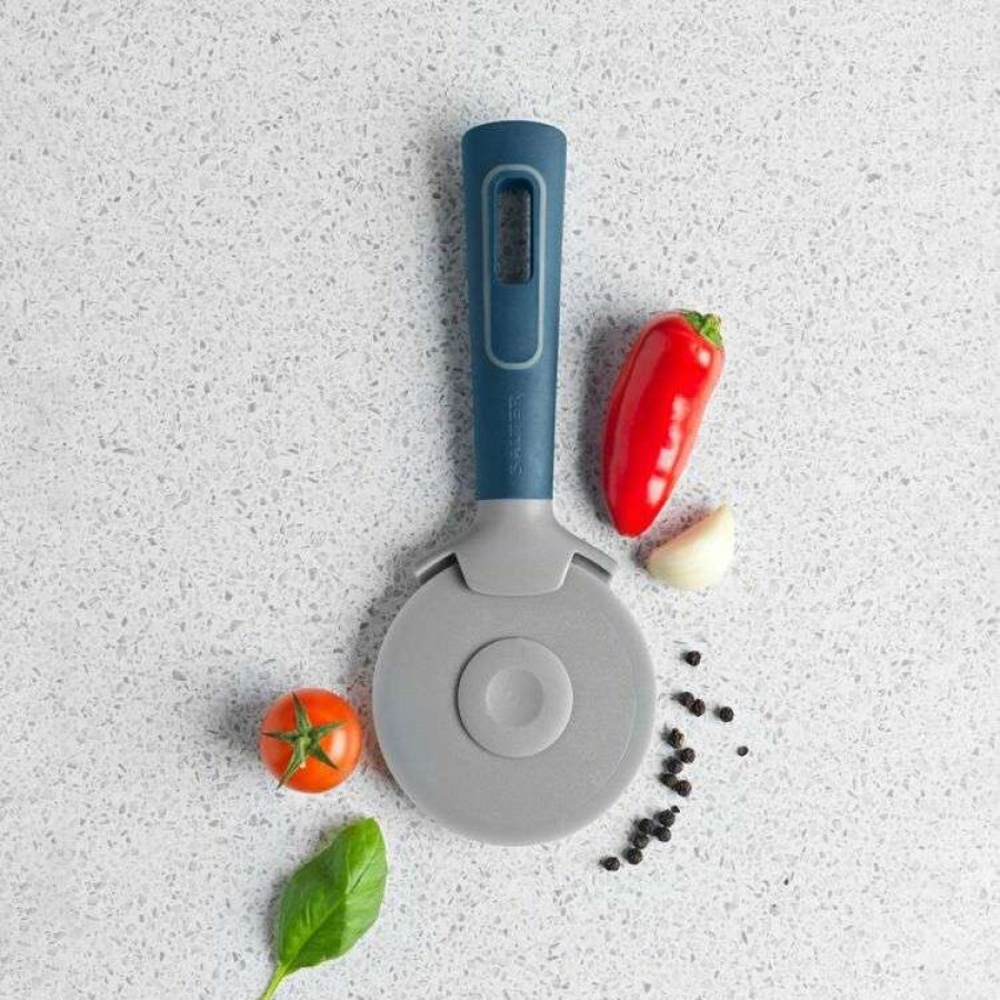 Kitchen & Dining * | Salter Indigo Pizza Cutter