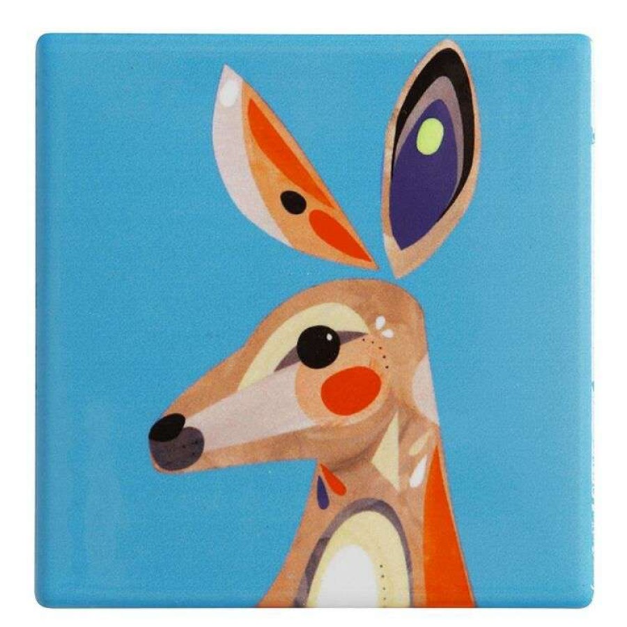 Kitchen & Dining * | Maxwell & Williams Pete Cromer Coaster 9.5Cm Kangaroo