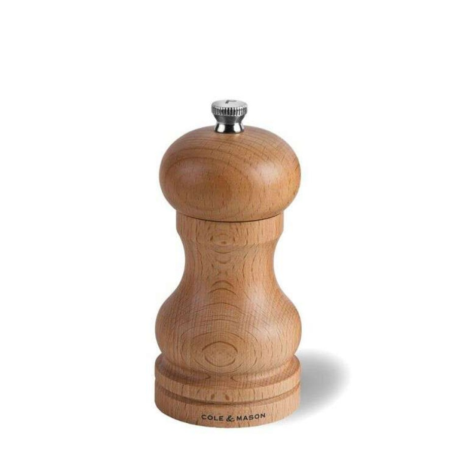 Kitchen & Dining * | Cole & Mason Capstan Pepper Mill Beechwood