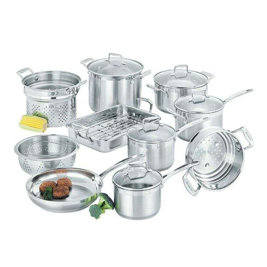 Kitchen & Dining * | Scanpan Impact 10-Piece Stainless Steel Cookset