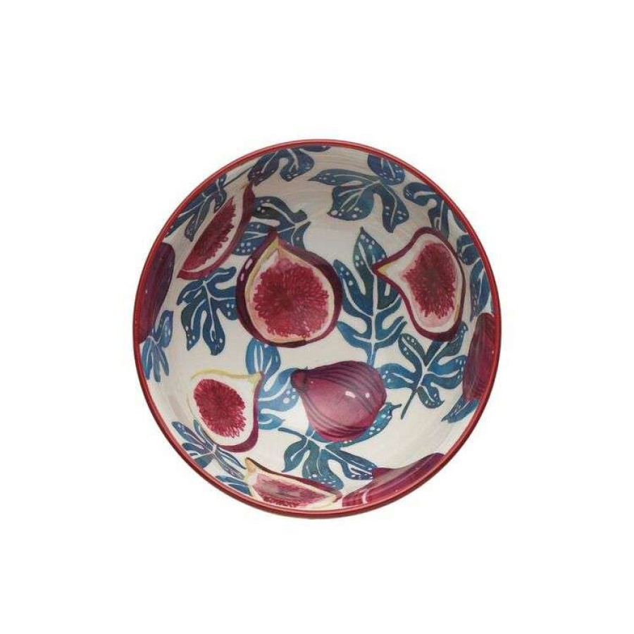 Kitchen & Dining * | Ecology Punch Large Noodle Bowl 17.7 X 8 Cm Fig