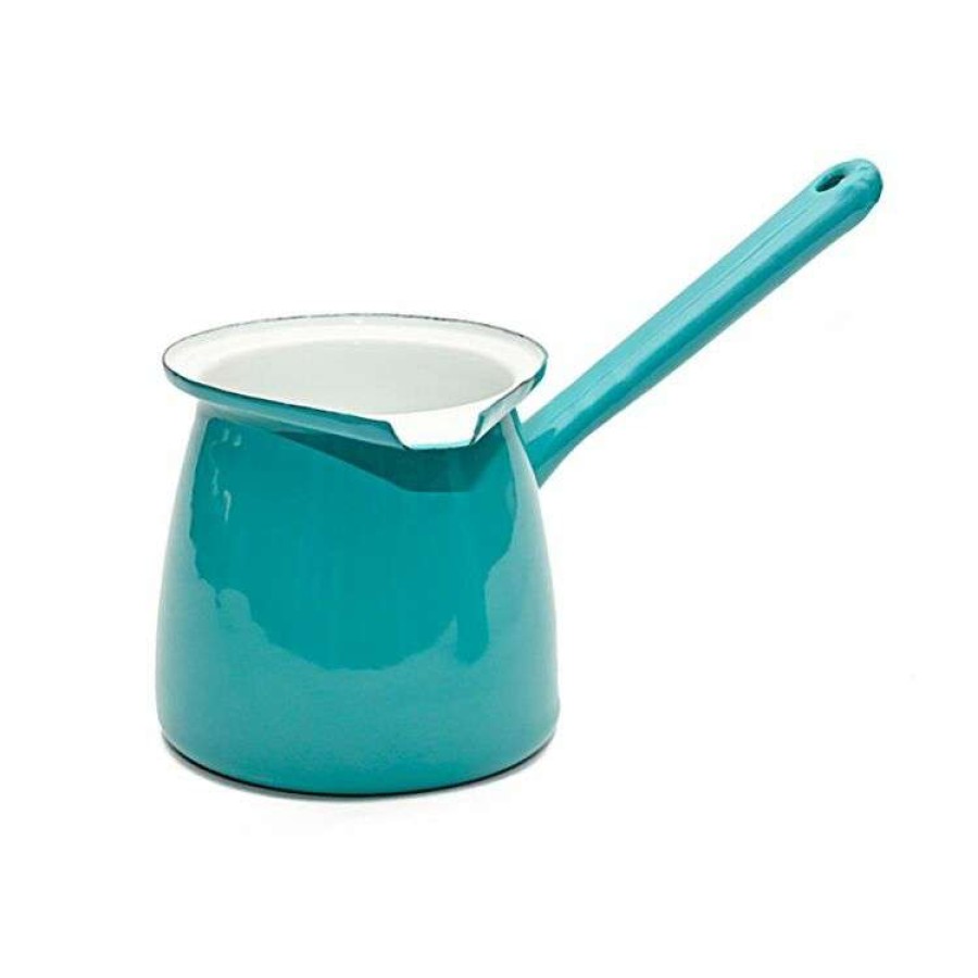 Kitchen & Dining * | Coffee Culture Enamel Turquoise Turkish Coffee Pot 300Ml