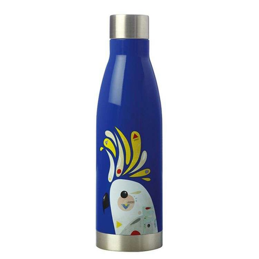 Kitchen & Dining * | Maxwell & Williams Pete Cromer Double Wall Bottle 500Ml Cockatoo