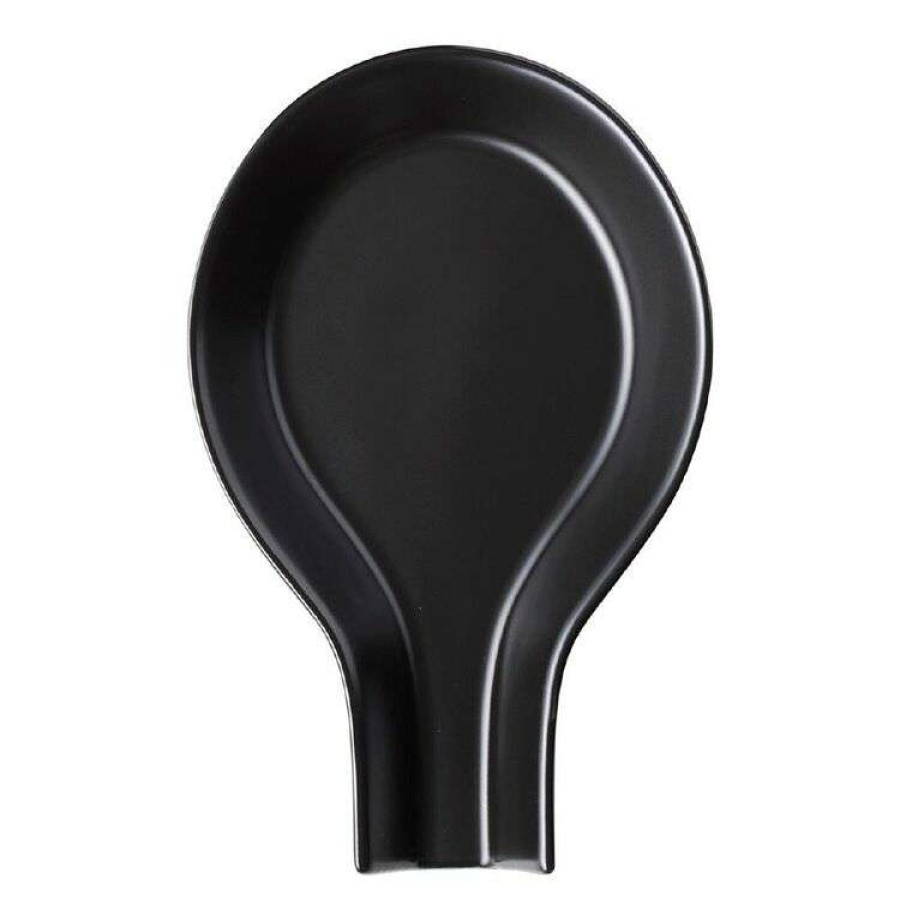 Kitchen & Dining * | Maxwell & Williams Epicurious Black Spoon Rest Gift Boxed