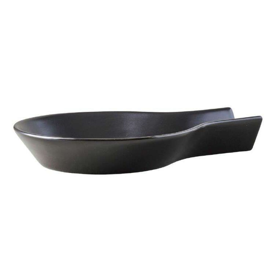 Kitchen & Dining * | Maxwell & Williams Epicurious Black Spoon Rest Gift Boxed