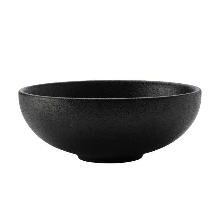 Kitchen & Dining * | Maxwell & Williams Caviar Coupe Bowl 15.5 X 6Cm Black