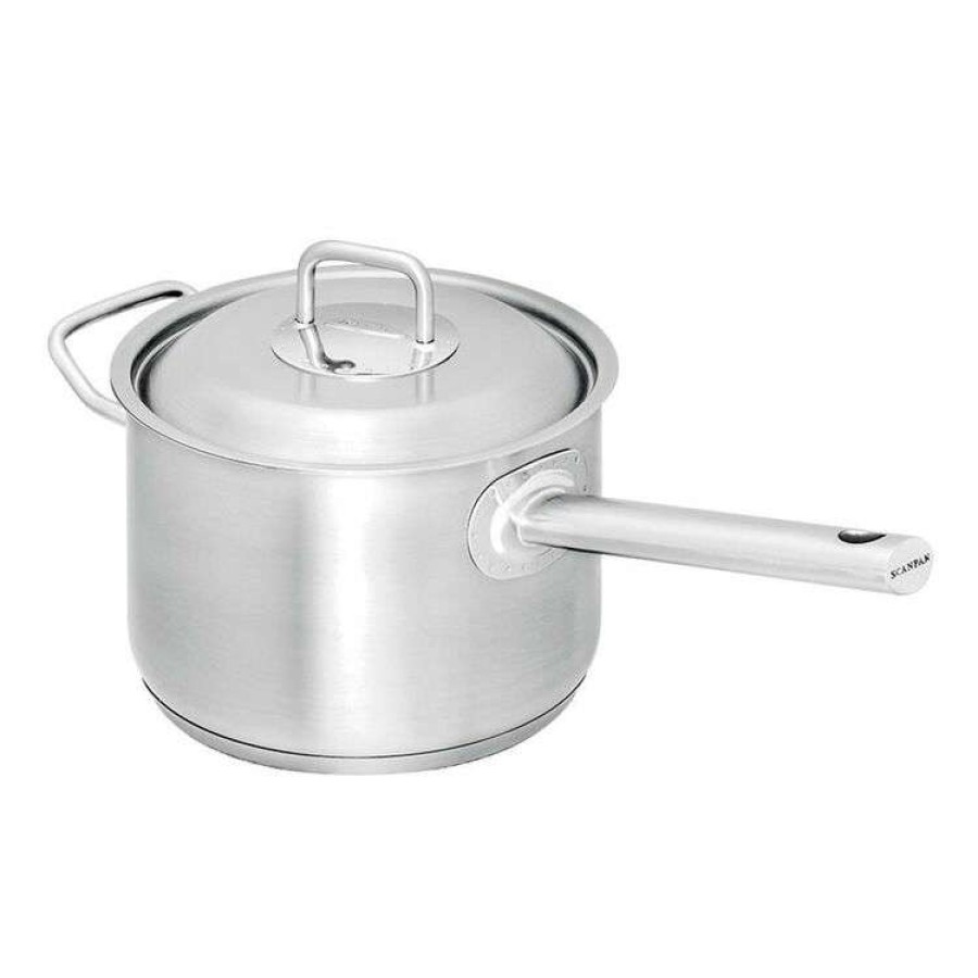 Kitchen & Dining * | Scanpan Commercial Stainless Steel Saucepan 18Cm