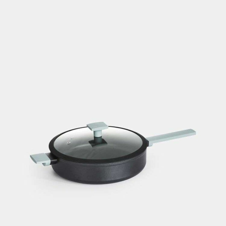 Kitchen & Dining * | Smith & Nobel Hampton Forged Aluminium 30Cm Sautepan Black/Blue