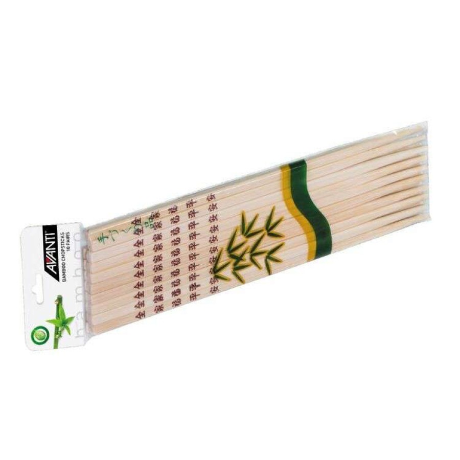 Kitchen & Dining * | Avanti Bamboo Chopsticks 10 Pairs 26.5Cm