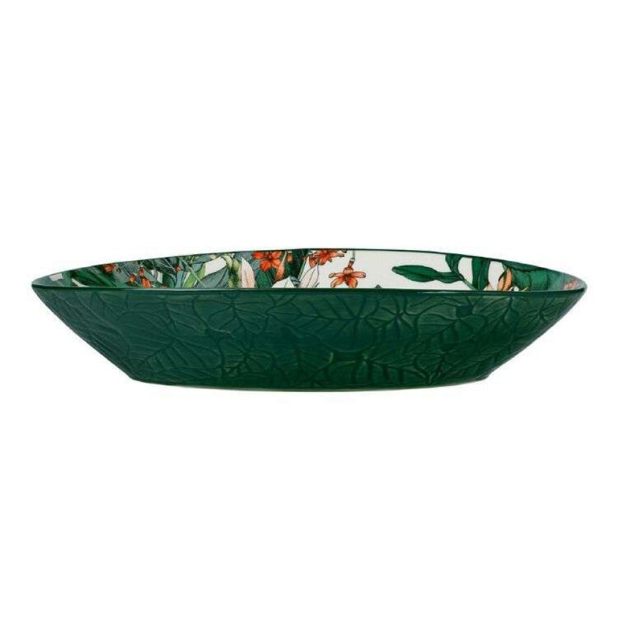 Kitchen & Dining * | Maxwell & Williams The Blck Pen Night Garden Oval Serving Bowl 32 X 23 Cm