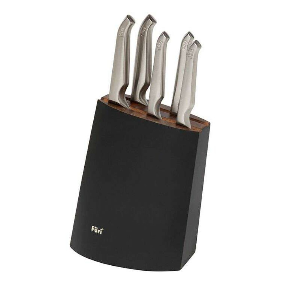 Kitchen & Dining * | Furi Pro Angular Knife Block 6-Piece Set