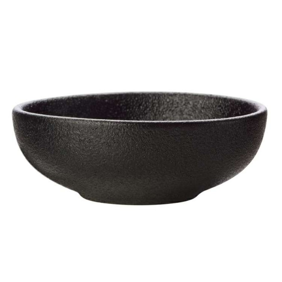 Kitchen & Dining * | Maxwell & Williams Caviar Round Sauce Dish 7Cm Black