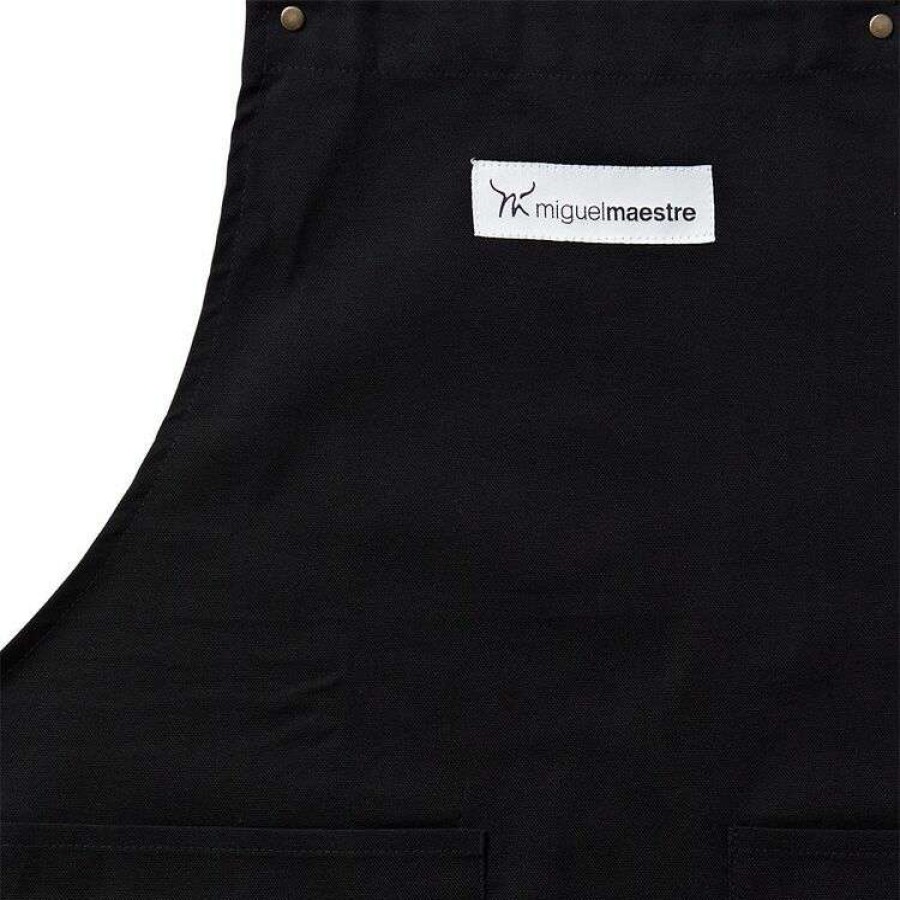 Kitchen & Dining * | S&N By Miguel Maestre Chef Apron Black 85X65Cm