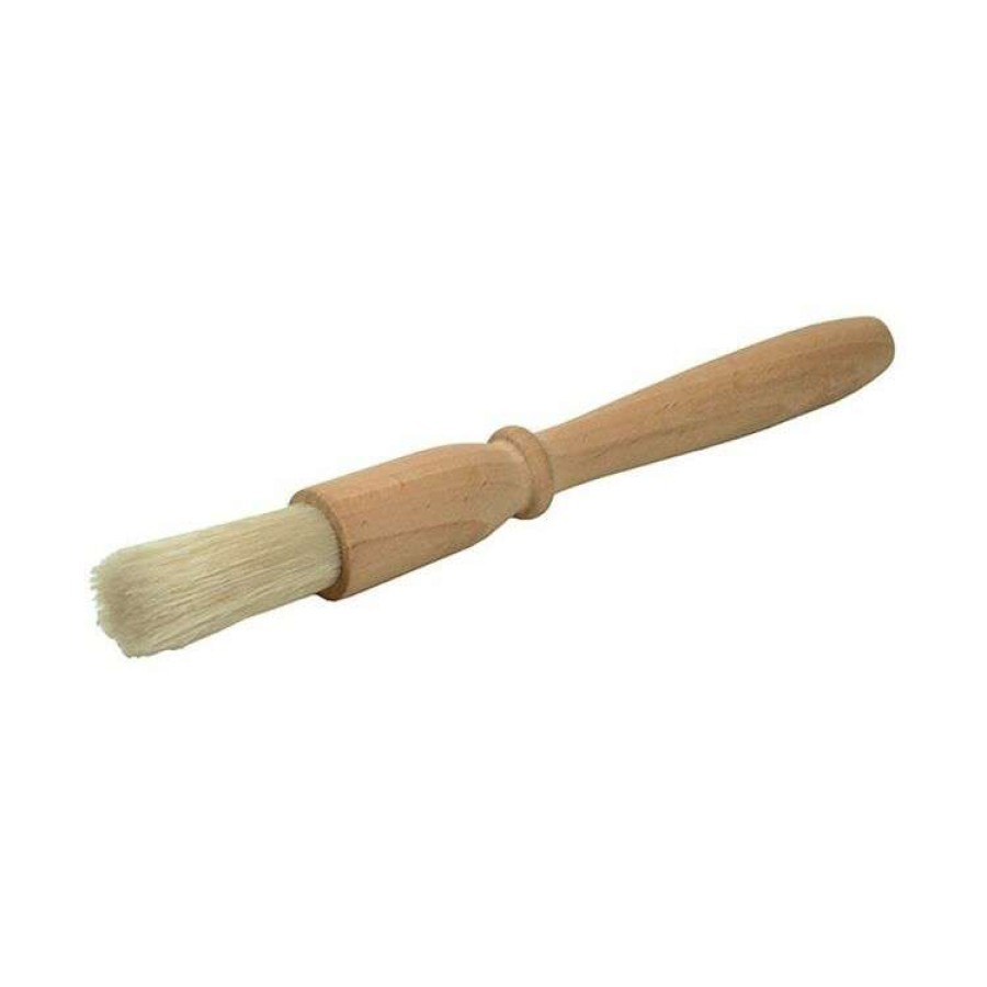 Kitchen & Dining * | Academy Pastry Brush Round Natural 19X2X2Cm