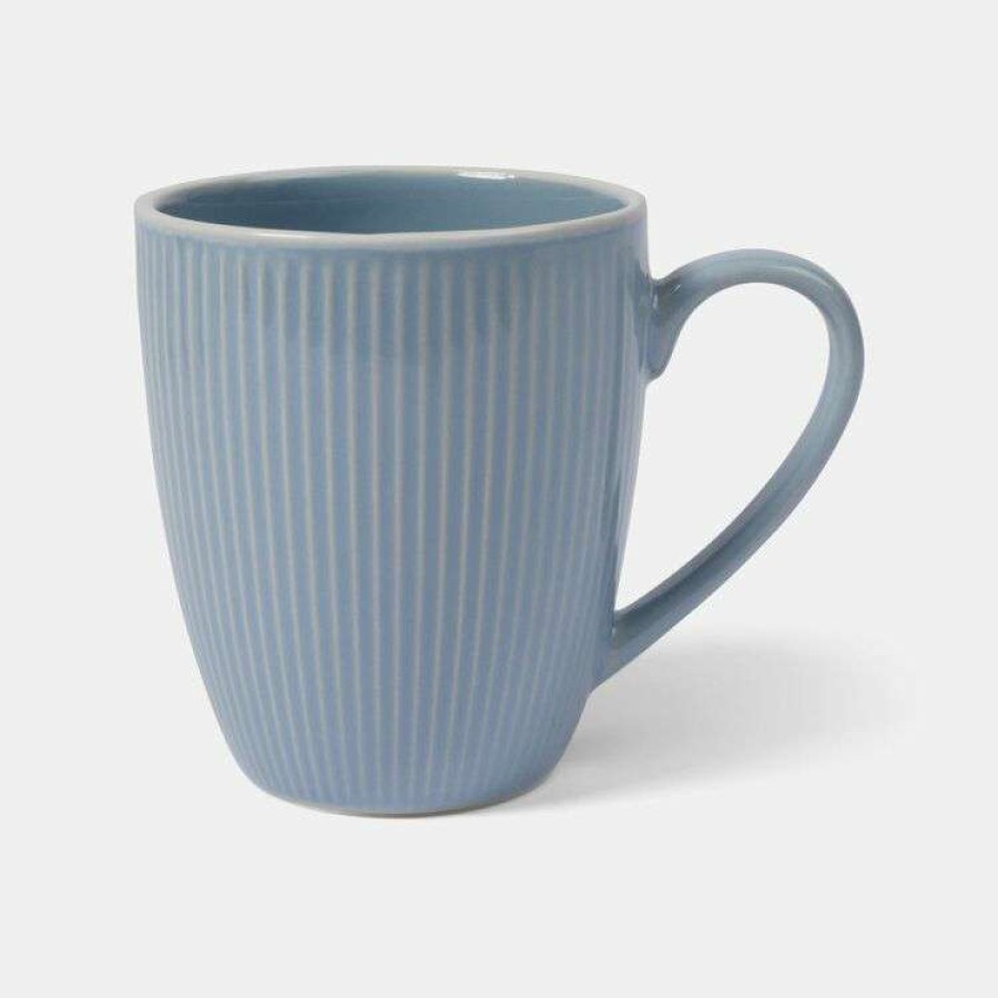 Kitchen & Dining * | Soren Ribbed Mug Blue