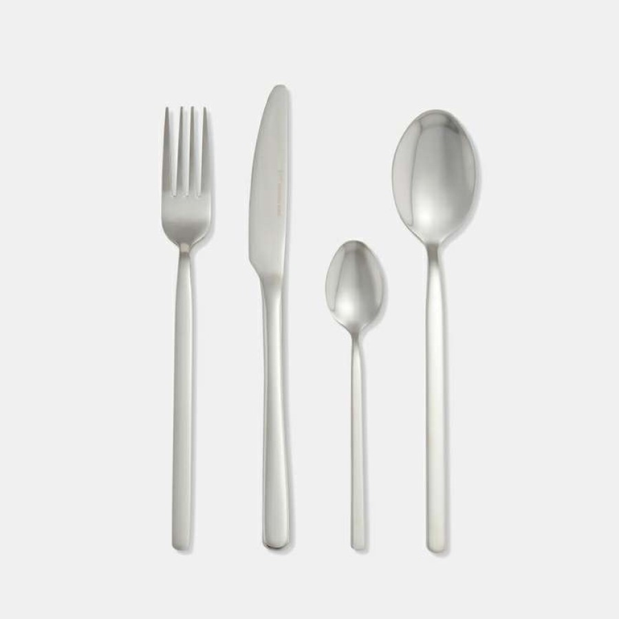 Kitchen & Dining * | Smith & Nobel Arte 24-Piece Cutlery Set Shiny Silver