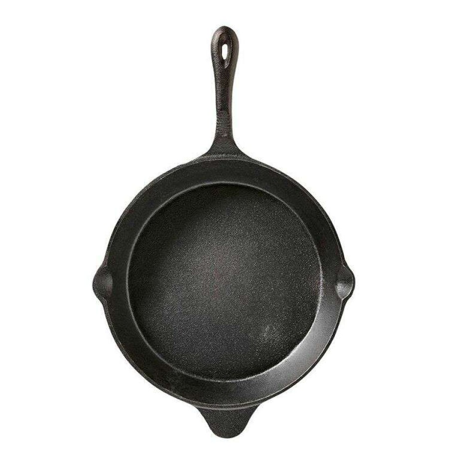 Kitchen & Dining * | Smith & Nobel Raw Cast Iron Skillet 30Cm