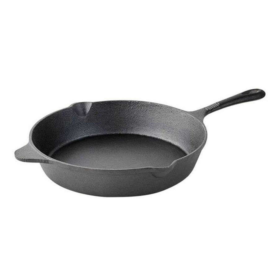 Kitchen & Dining * | Smith & Nobel Raw Cast Iron Skillet 30Cm