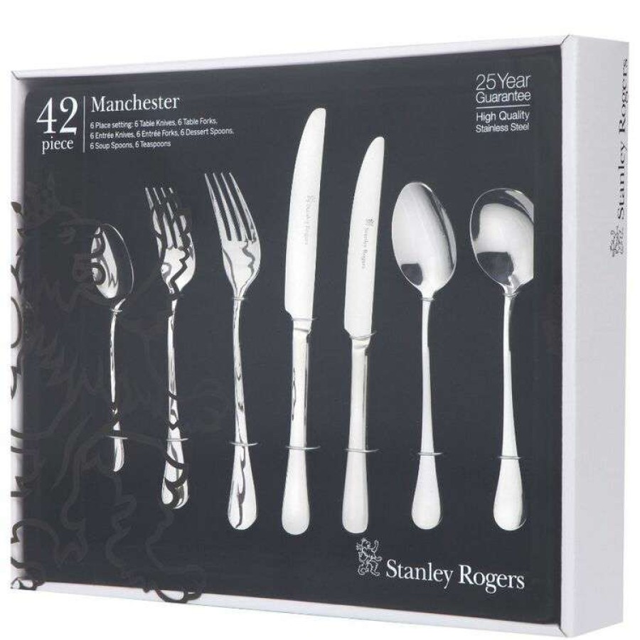 Kitchen & Dining * | Stanley Rogers Manchester 42-Piece Cutlery Set