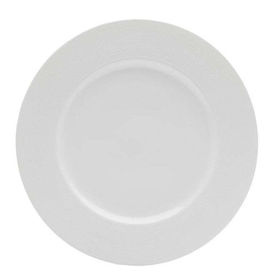 Kitchen & Dining * | Casa Domani Casual White Evolve Dinner Plate 26.5Cm