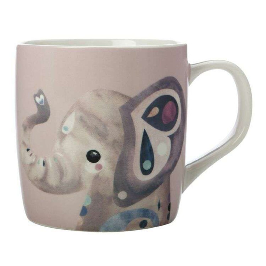 Kitchen & Dining * | Maxwell & Williams Pete Cromer Wildlife Mug 375Ml Elephant