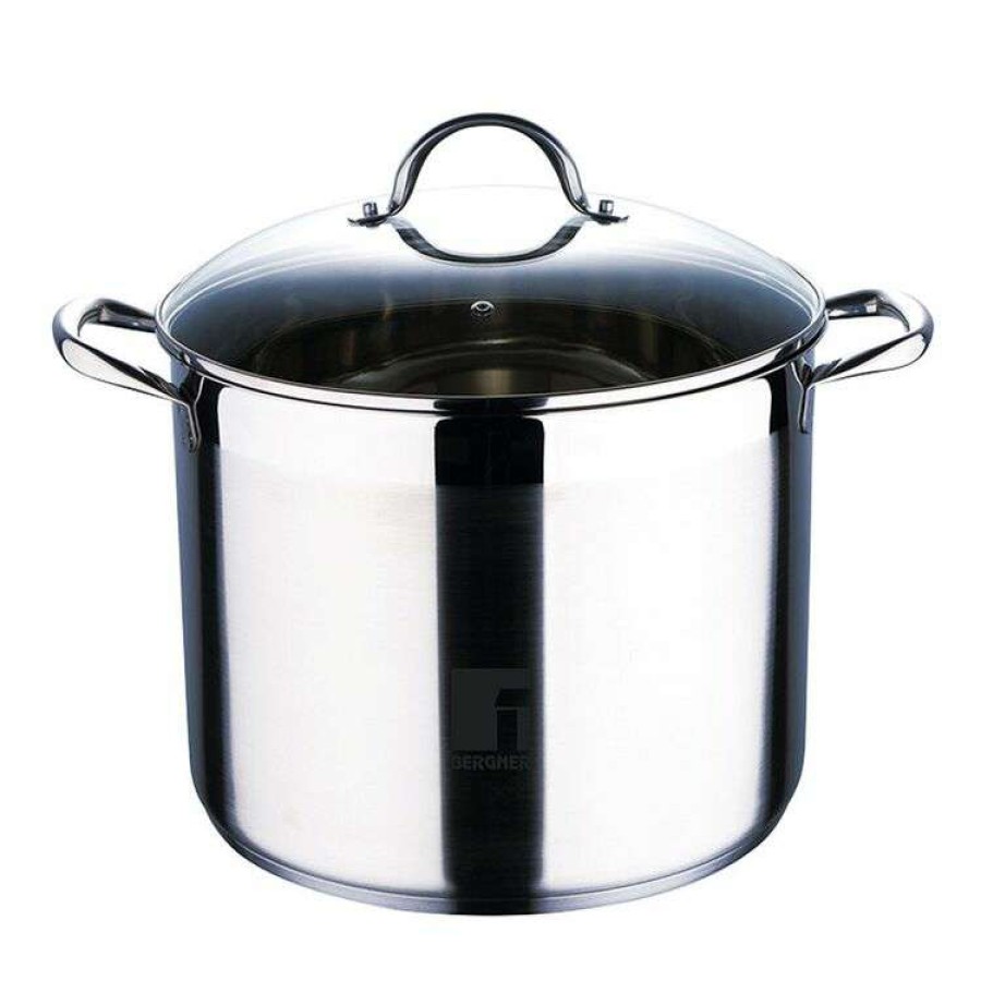 Kitchen & Dining * | Bergner Gourmet Stainless Steel Induction Stockpot 20L