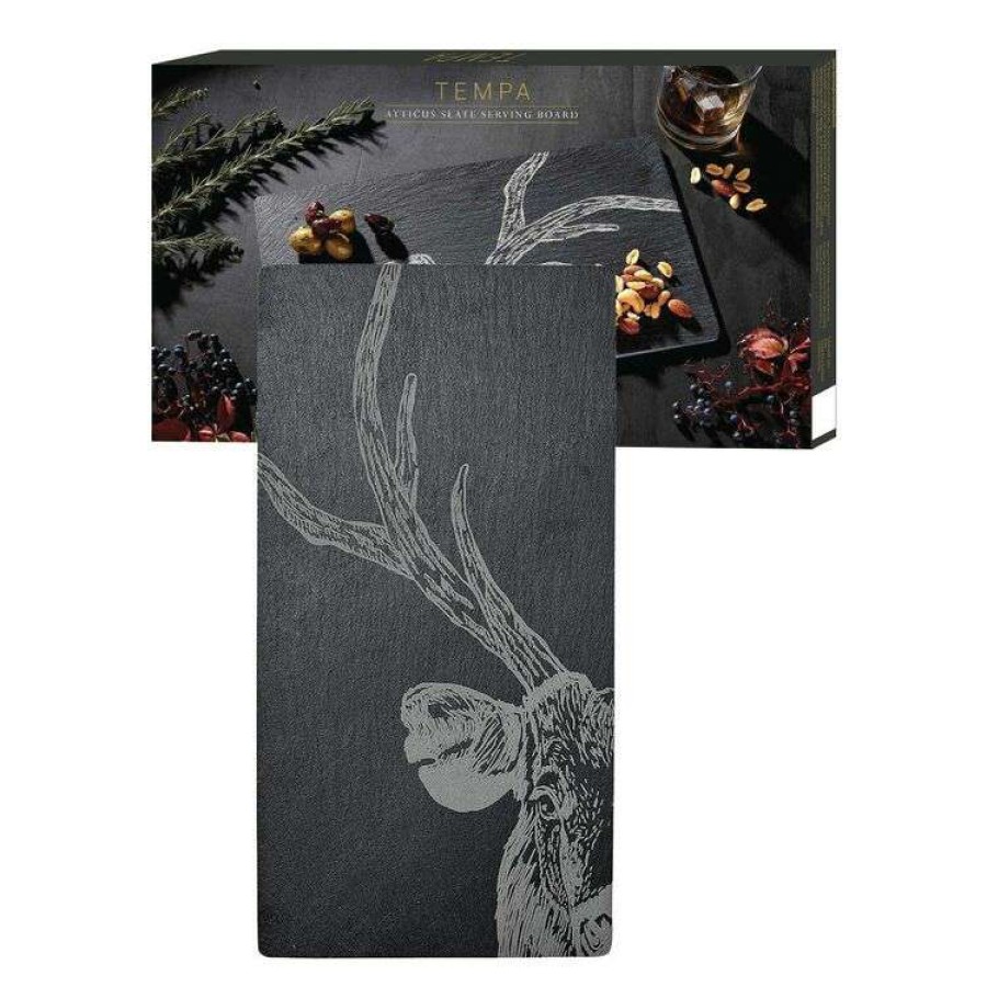 Kitchen & Dining * | Tempa Atticus Stag Slate Serving Board