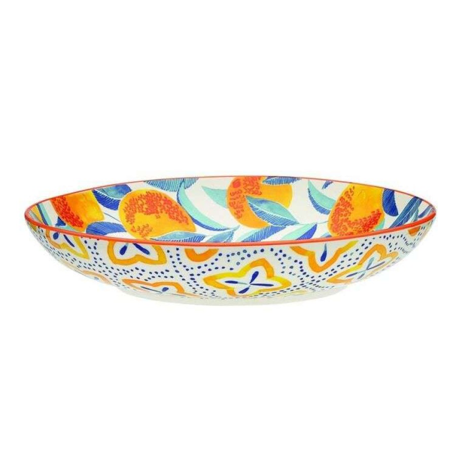 Kitchen & Dining * | Ecology Punch Shallow Bowl 26Cm Orange