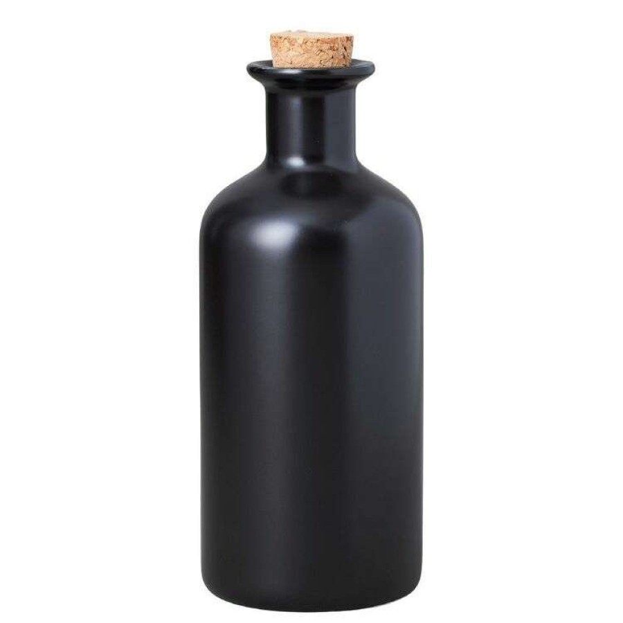 Kitchen & Dining * | Maxwell & Williams Epicurious Black Oil Bottle Cork Lid Gift Boxed