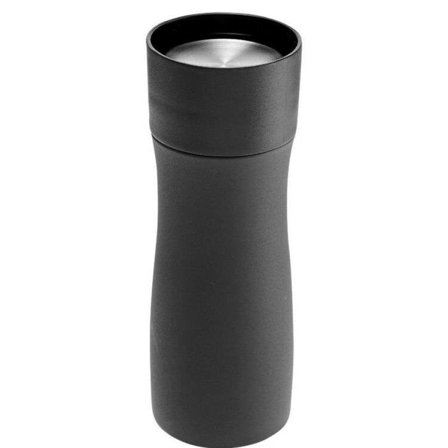 Kitchen & Dining * | Tempa Avery Matte Black Travel Mug