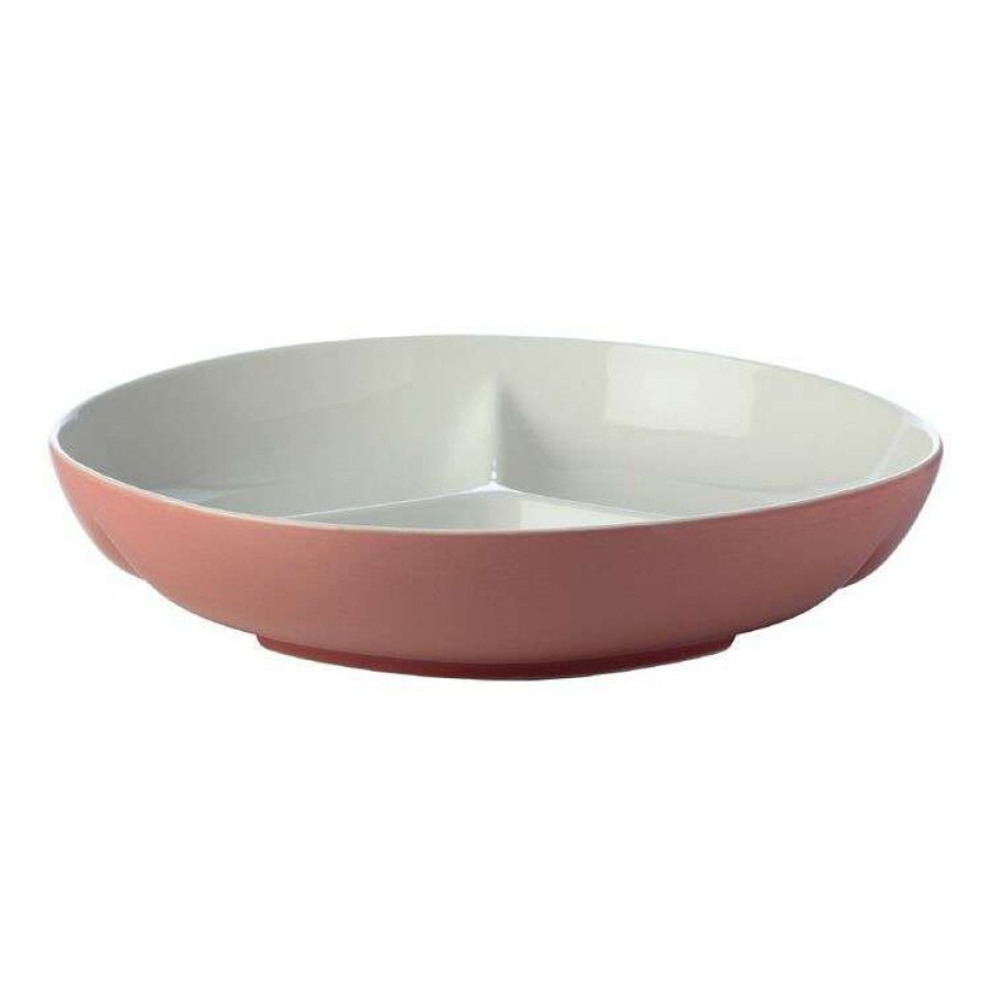 Kitchen & Dining * | Maxwell & Williams Mezze Divided Platter 32Cm Coral Gift Boxed