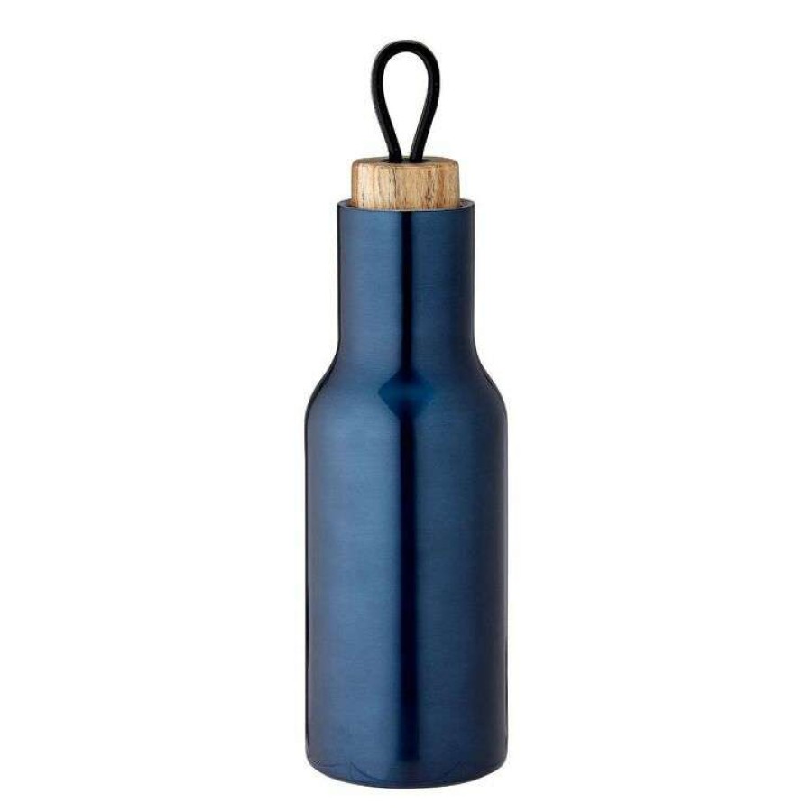 Kitchen & Dining * | Tempa Metallic Blue Drink Bottle