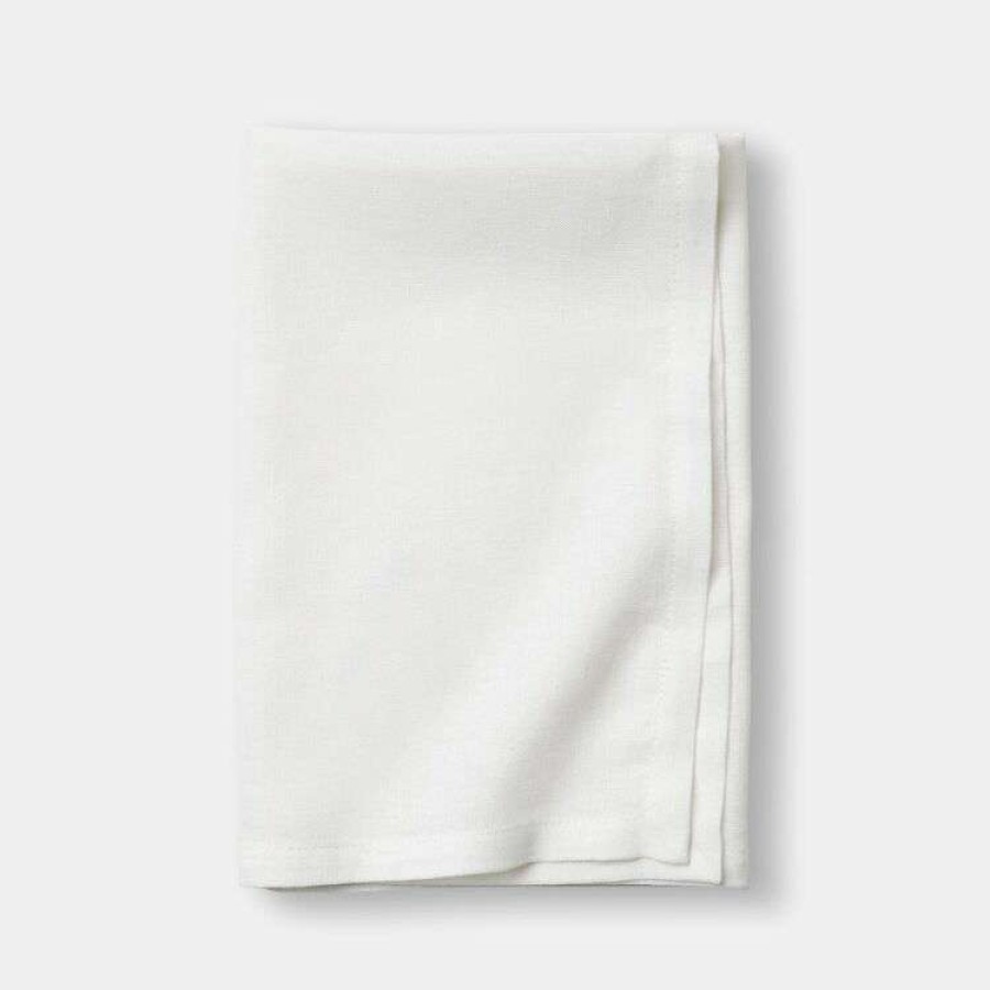 Kitchen & Dining * | Chyka Home Oversized Napkin 60Cm White