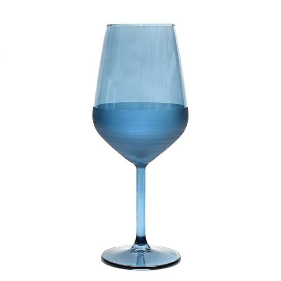 Kitchen & Dining * | Art Craft Matte 4 Piece Wine Glass Set 490Ml Blue