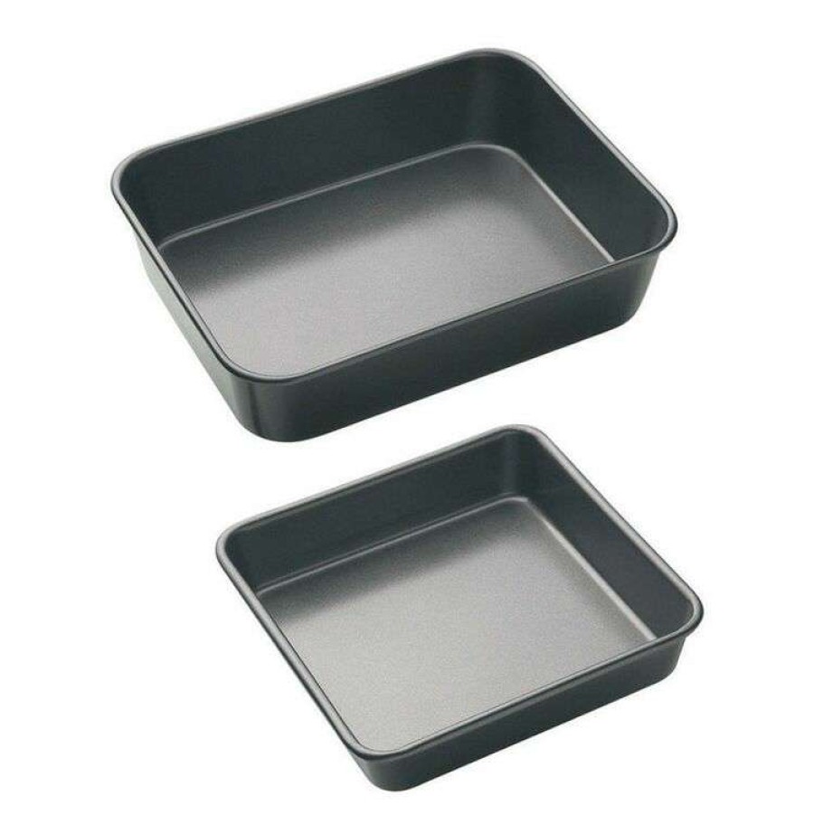 Kitchen & Dining * | Smith & Nobel Professional Non-Stick Bakeware Rectangle Roast Pan 2 Pack