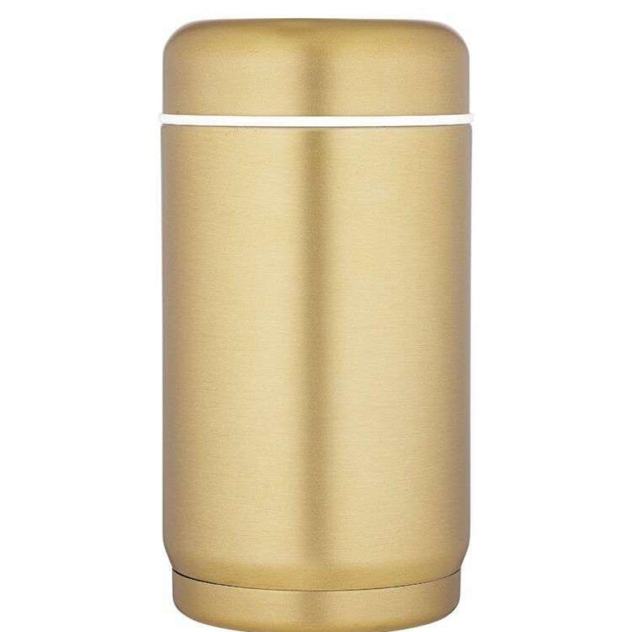 Kitchen & Dining * | Tempa Avery Large Brushed Gold Food Container