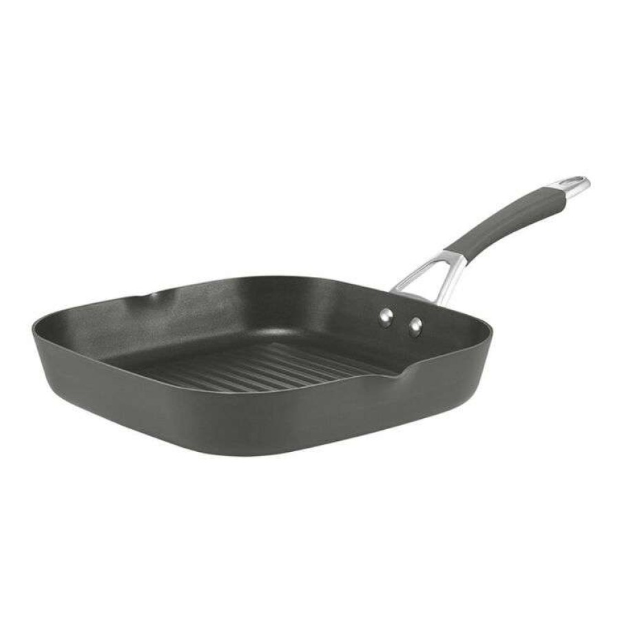 Kitchen & Dining * | Raco Reliance Hard Anodised Grill Pan 28Cm