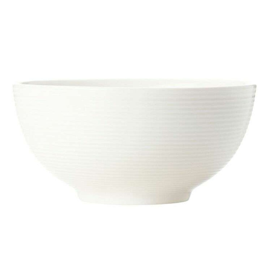 Kitchen & Dining * | Casa Domani Casual White Evolve Rice Bowl 12.5Cm