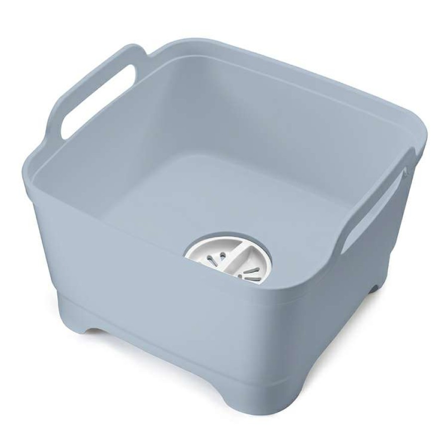 Kitchen & Dining * | Joseph Joseph Wash N Drain Grey Blue