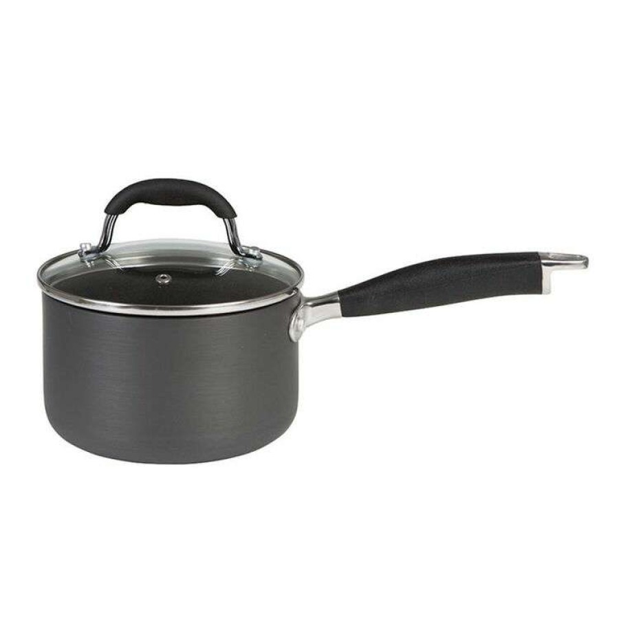 Kitchen & Dining * | Smith & Nobel Professional Hard Anodised Saucepan 16Cm