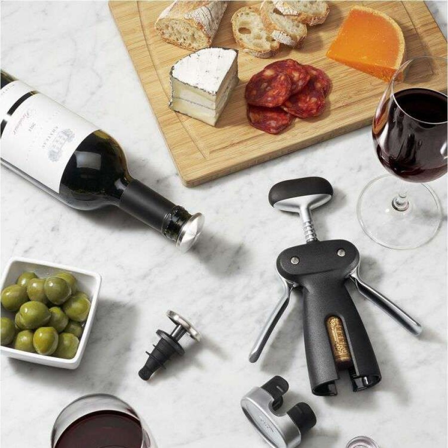 Kitchen & Dining * | Oxo Good Grips Steel Winged Corkscrew With Removable Foil Cutter