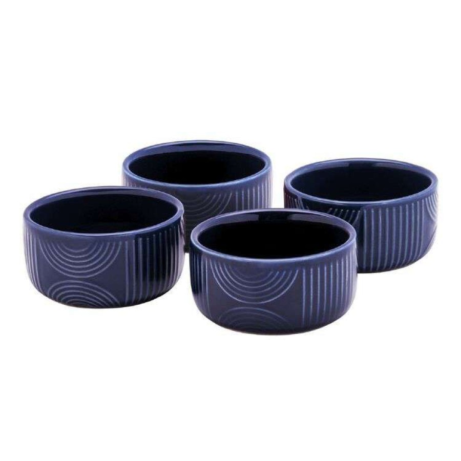 Kitchen & Dining * | Maxwell & Williams Arc Ramekins Set Of 4 Indigo Blue Gift Boxed Medium