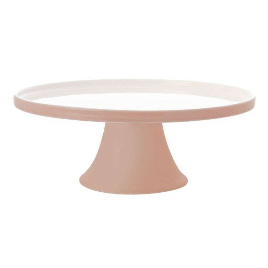 Kitchen & Dining * | Maxwell & Williams Mezze Cake Stand 30Cm Salmon Gift Boxed